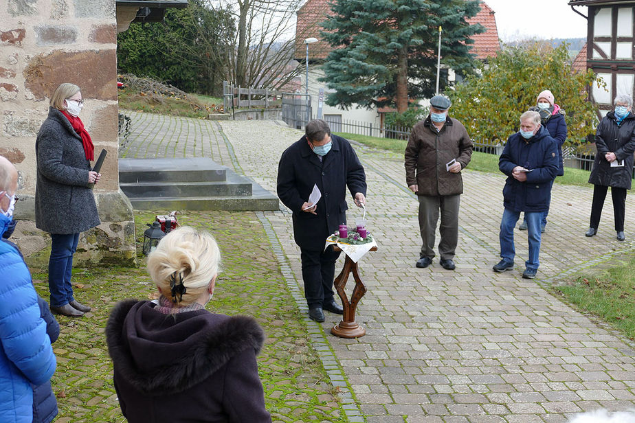 Eröffnung der Adventszeit vor der Stadtpfarrkirche